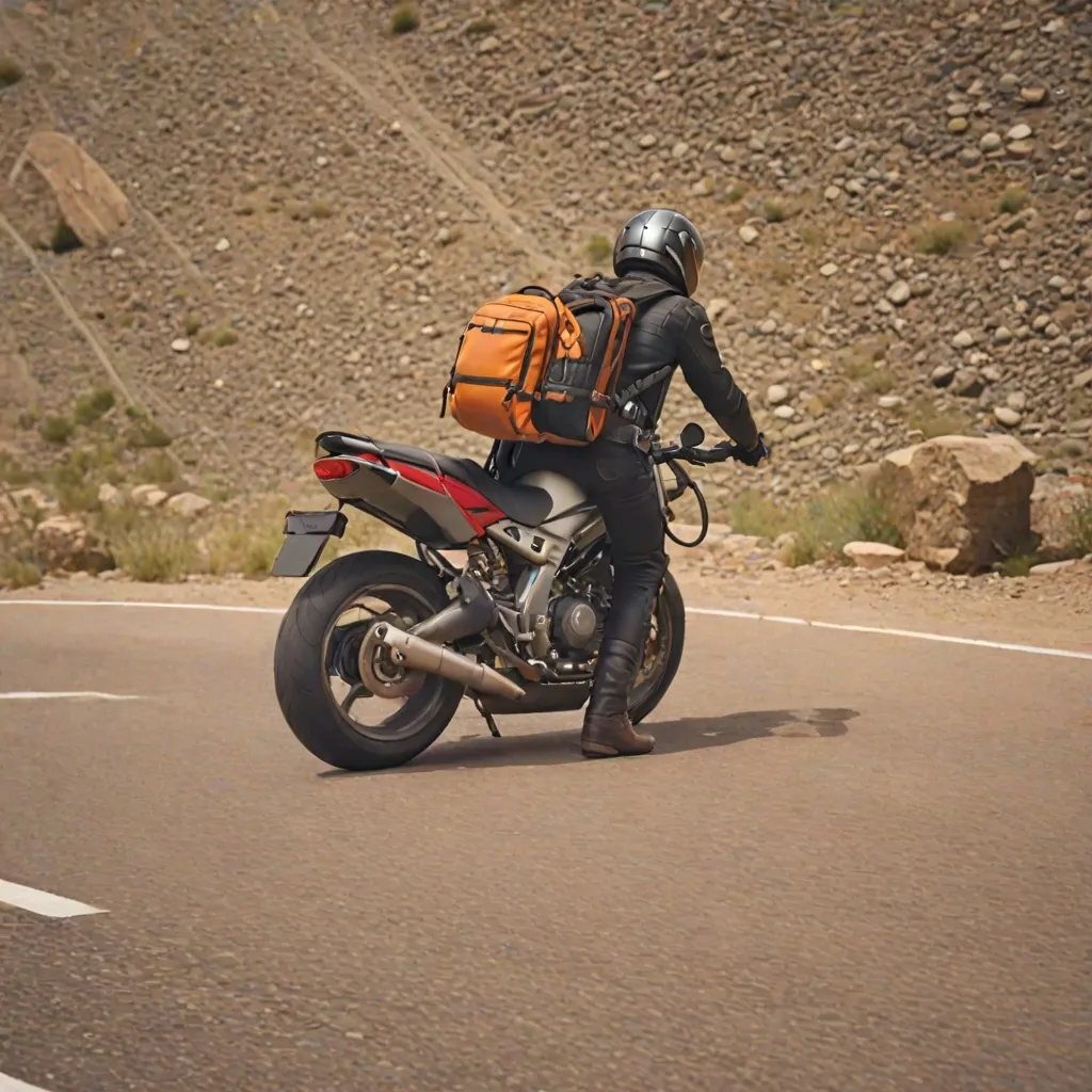 Jak bezpiecznie przewozić bagaż na motocyklu – poradnik