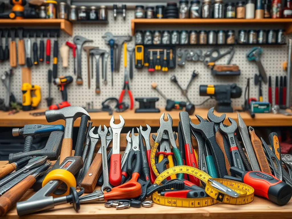 Niezbędne narzędzia do domowego warsztatu