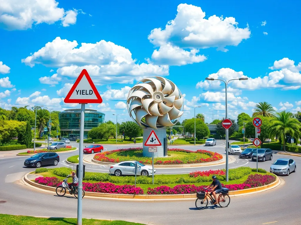 Kto ma pierwszeństwo na rondzie turbinowym? Odpowiadamy!