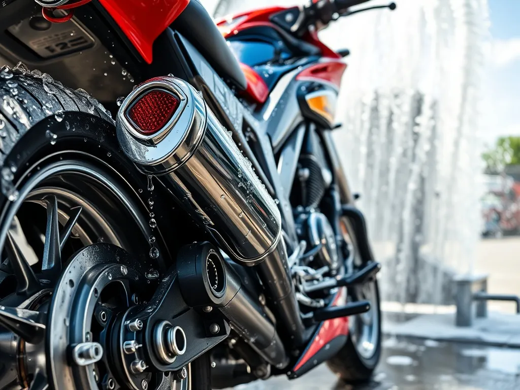 Jak myć motocykl na myjni bezdotykowej: praktyczne porady i wskazówki